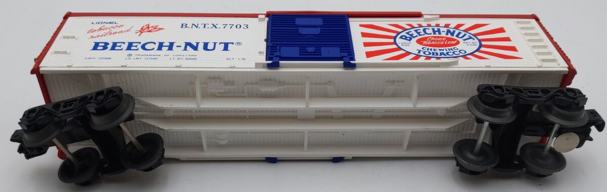 Lionel 6-7703 O Gauge Beechnut Billboard Reefer Car #7703 EX