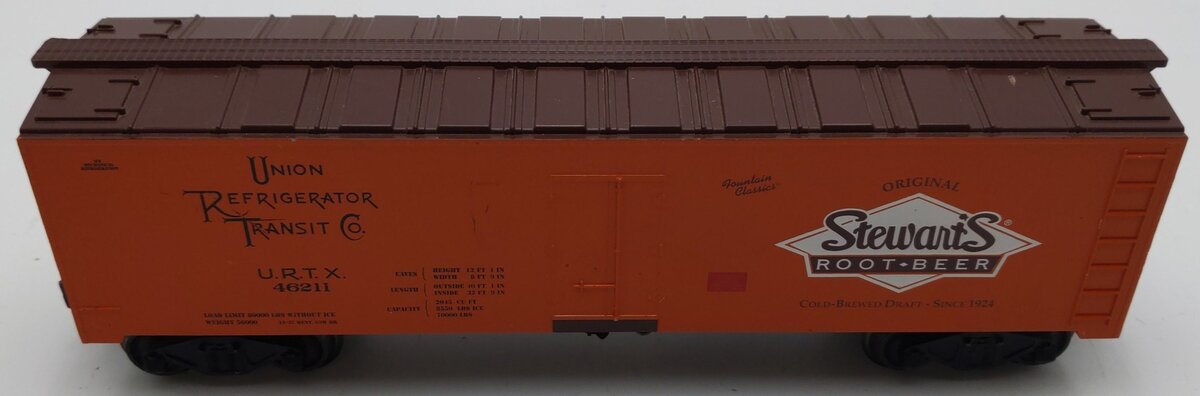 Williams WAL3264 O Gauge Stewart's Root Beer Refrigerator Car #46211 EX