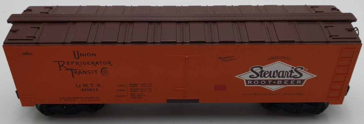 Williams WAL3264 O Gauge Stewart's Root Beer Refrigerator Car #46211 EX