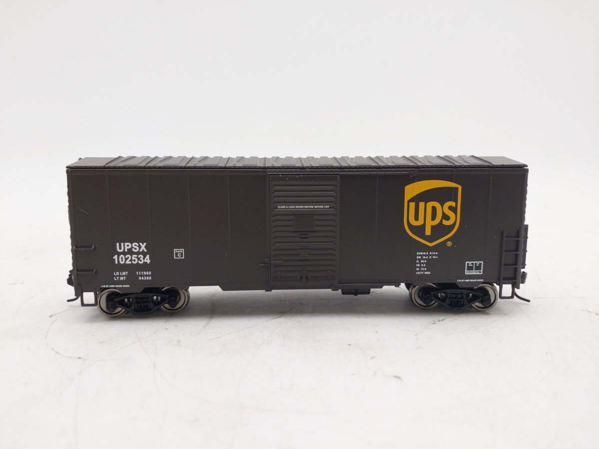 Walthers 910-1219 HO UPS 40' AAR Modernized 1948 Boxcar RTR #102534 EX/Box
