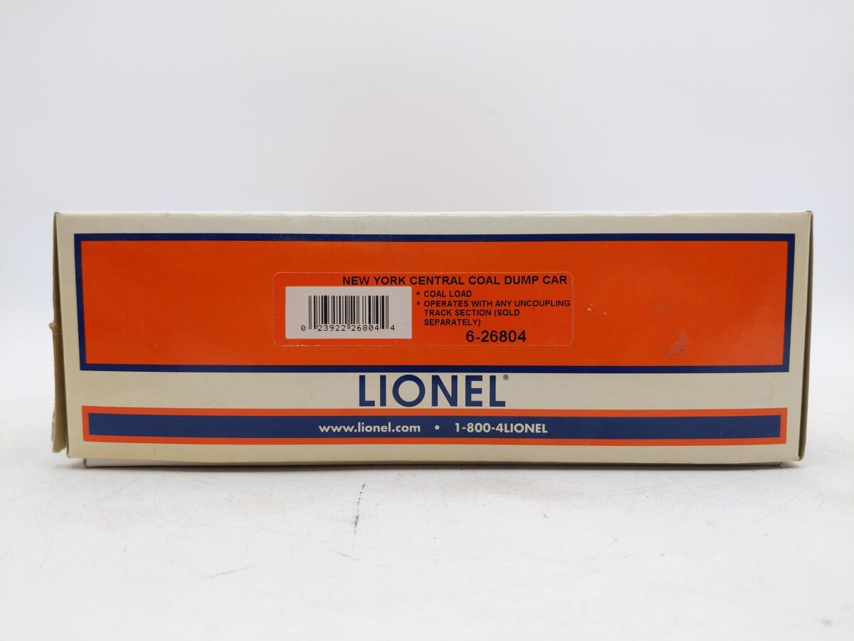Lionel 6-26804 New York Central Coal Dump Car #26804 EX/Box