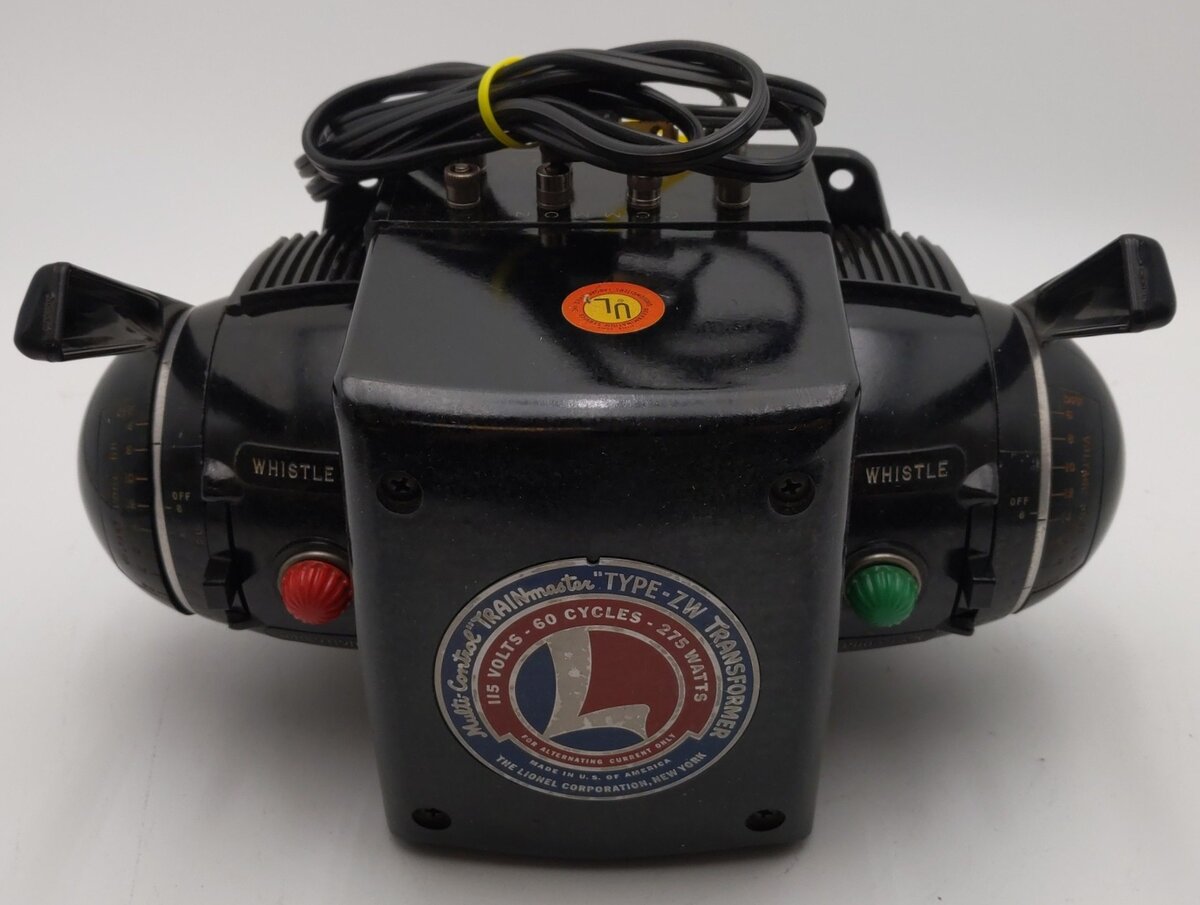 Lionel ZW Vintage O Gauge Trainmaster 275 Watt Transformer with Whistle VG