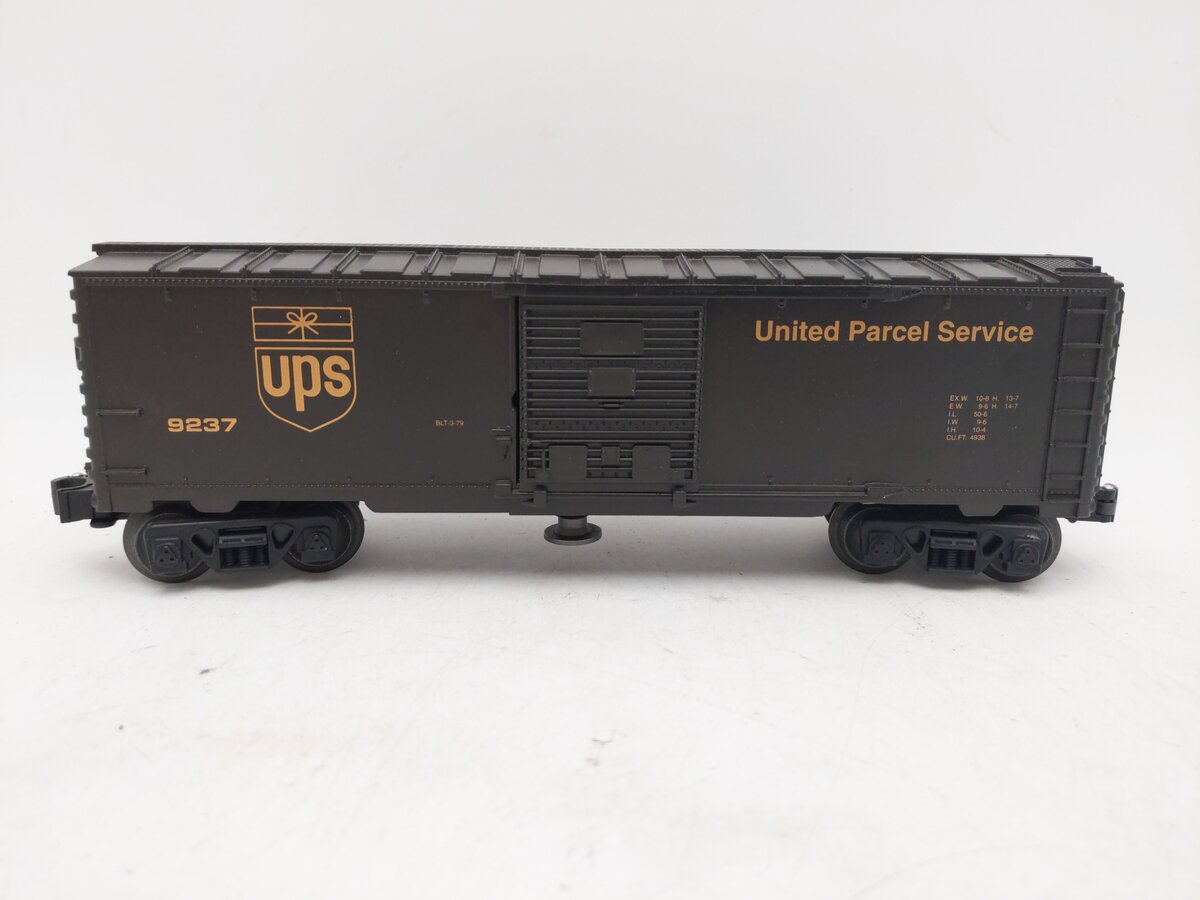 Lionel 6-26827 O Gauge UPS Archive Operating Boxcar #9237 EX/Box