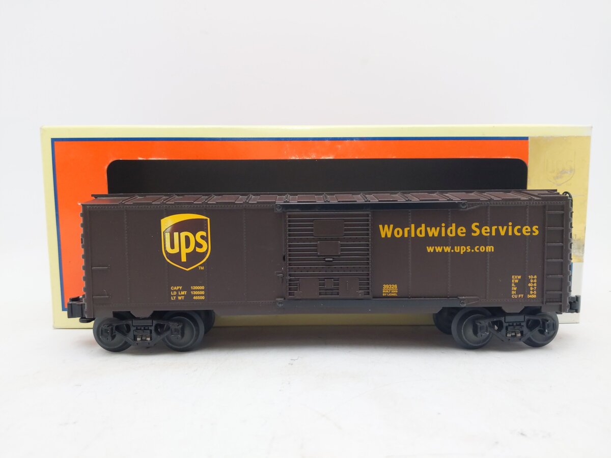 Lionel 6-39326 O Gauge UPS Commemorative Centennial Boxcar #4 EX/Box
