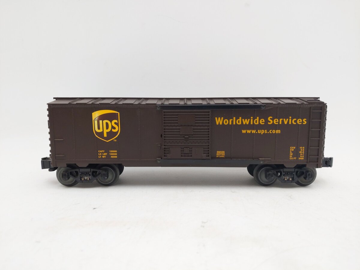 Lionel 6-39326 O Gauge UPS Commemorative Centennial Boxcar #4 EX/Box