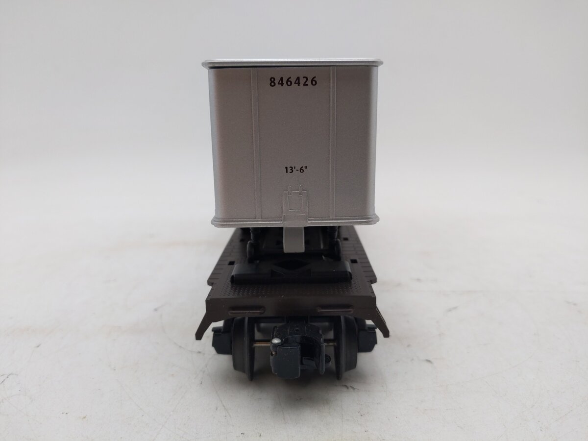 Lionel 6-26300 O Gauge UPS Flatcar with Piggyback Trailers EX/Box