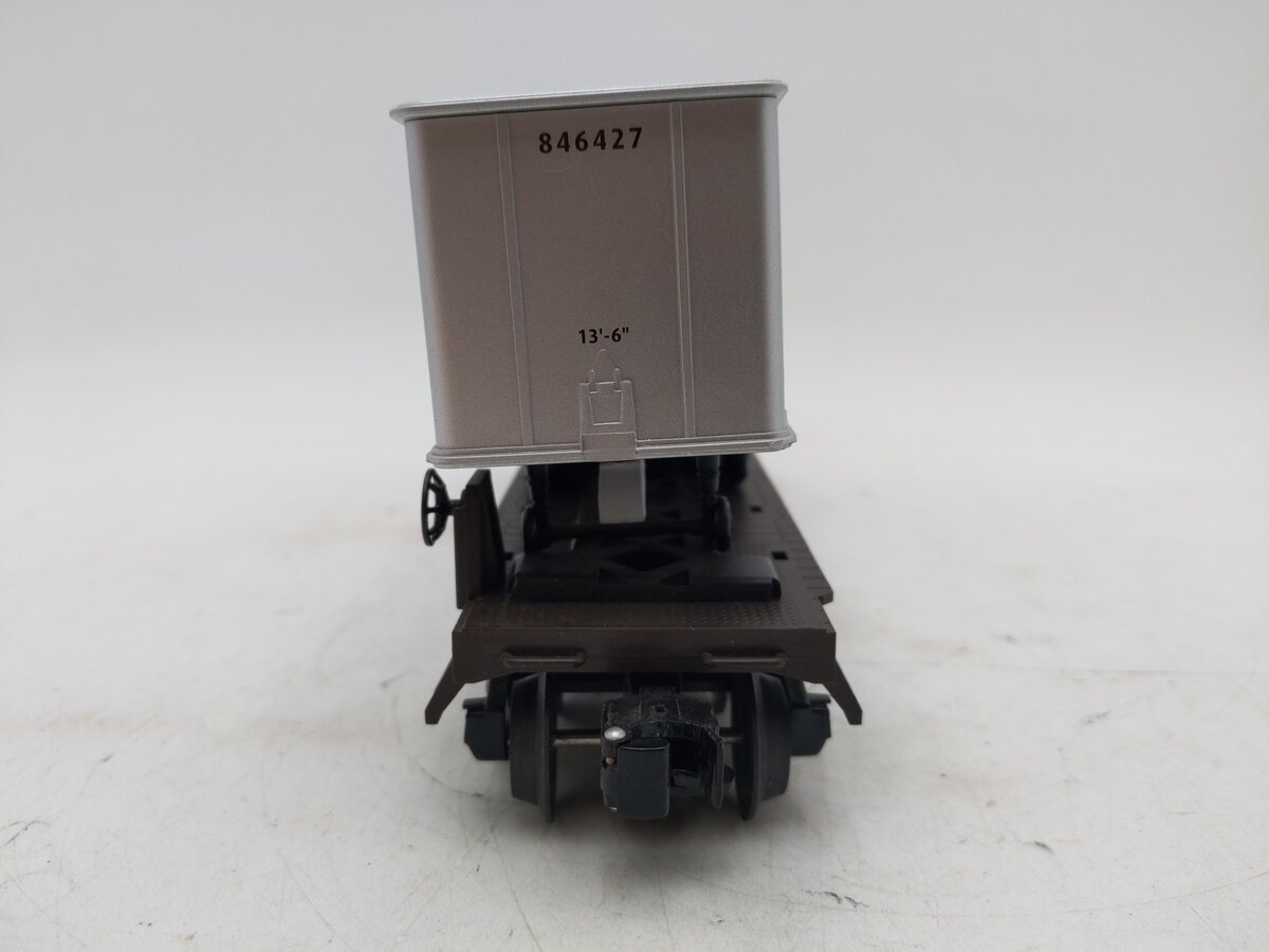 Lionel 6-26300 O Gauge UPS Flatcar with Piggyback Trailers EX/Box