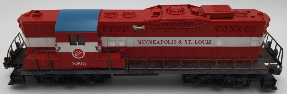 Lionel 6-8866 O Gauge Minneapolis and St. Louis GP-9 Powered Diesel Locomotive VG