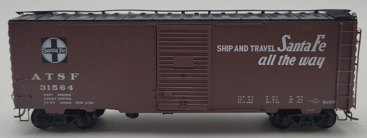 Kadee 4046 HO Atchison, Topeka & Santa Fe El Captain 40' PS-1 Boxcar EX/Box