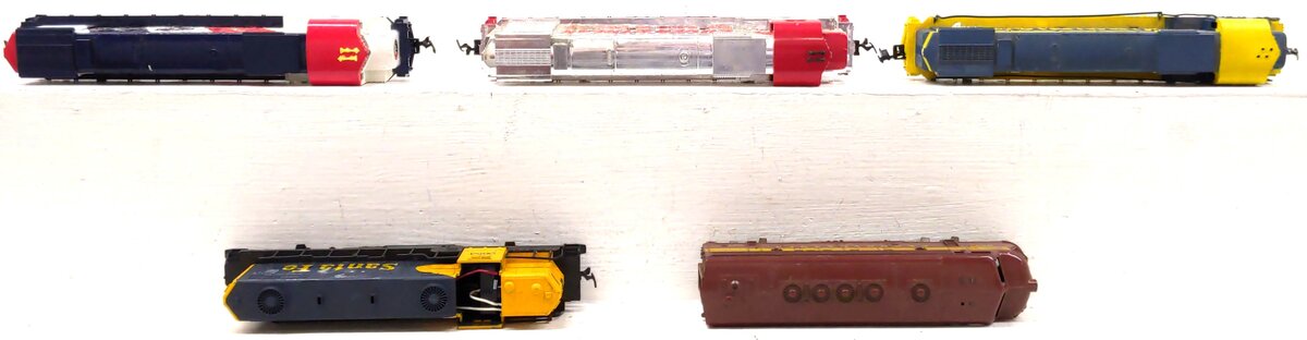 Tyco & AHM Assorted HO Scale Diesel Locomotives [5] VG