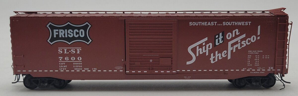 Kadee 6007 HO Frisco 50' PS-1 Boxcar #7600 EX/Box