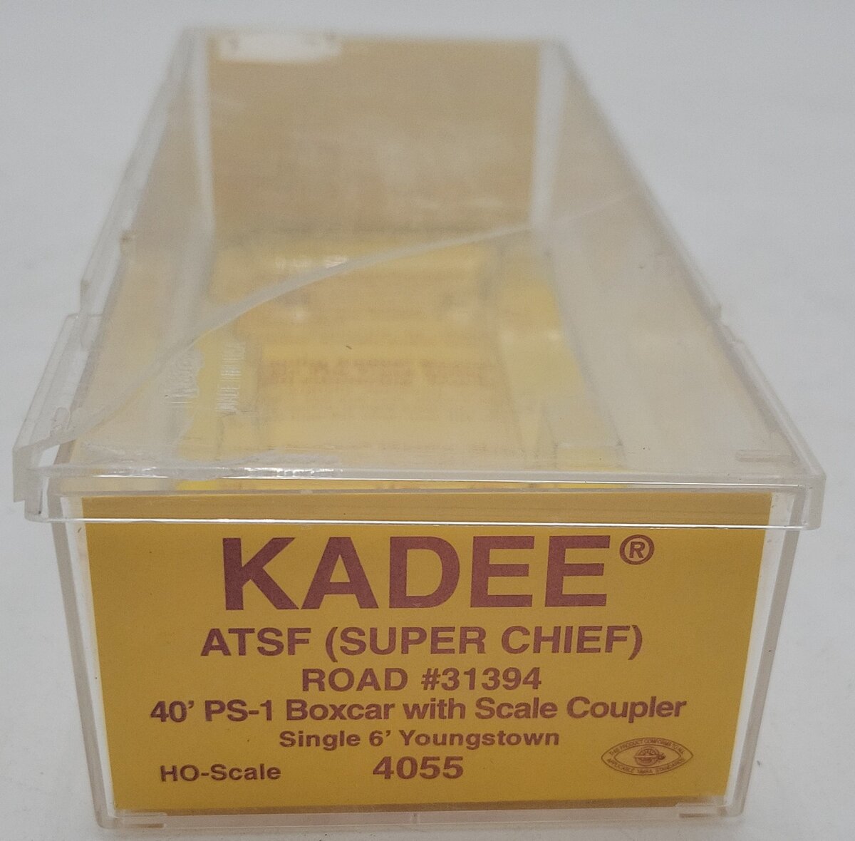 Kadee 4055 HO Scale ATSF Super Chief 40' PS-1 Boxcar w/Scale Coupler #31394 LN/Box