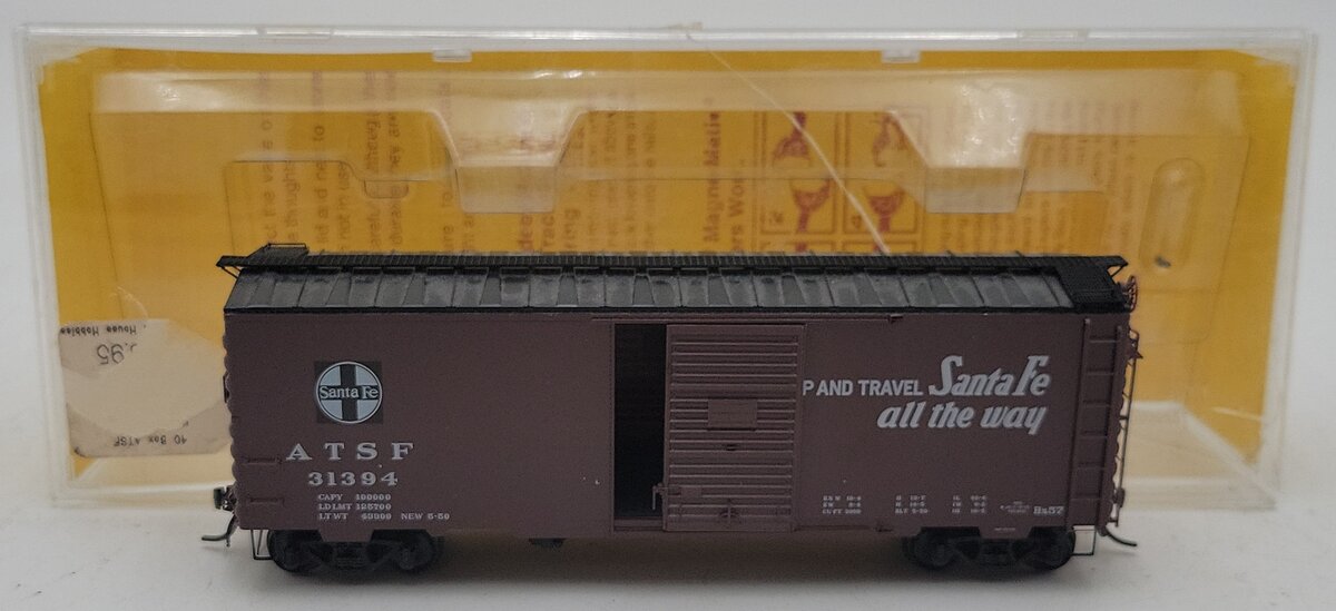 Kadee 4055 HO Scale ATSF Super Chief 40' PS-1 Boxcar w/Scale Coupler #31394 LN/Box