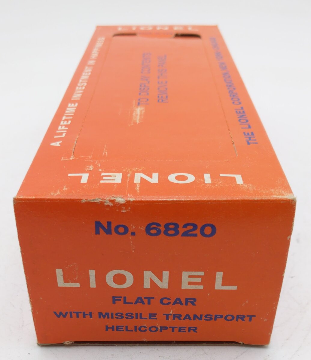 Lionel 6820 Vintage O Empty Box VG/Box