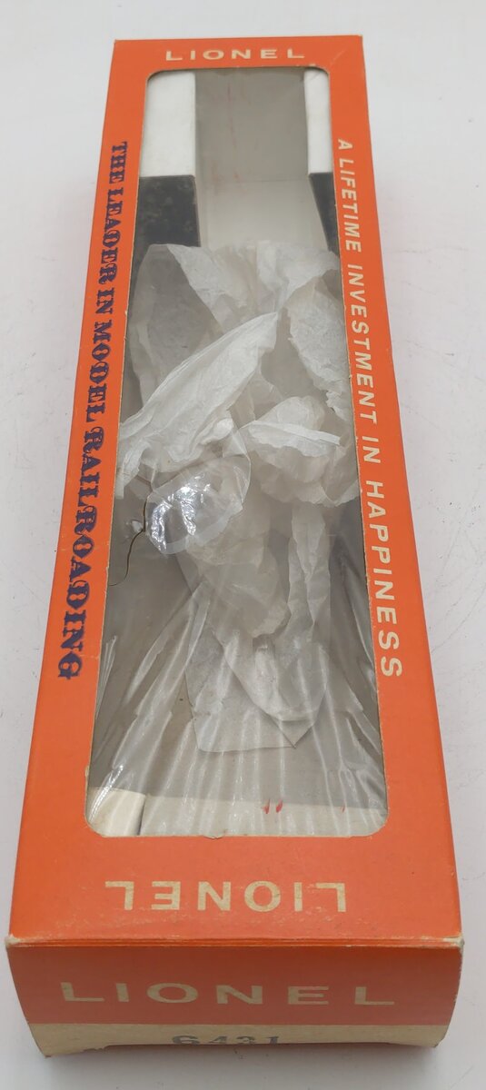 Lionel 6431 Vintage O Gauge Empty Box VG/Box