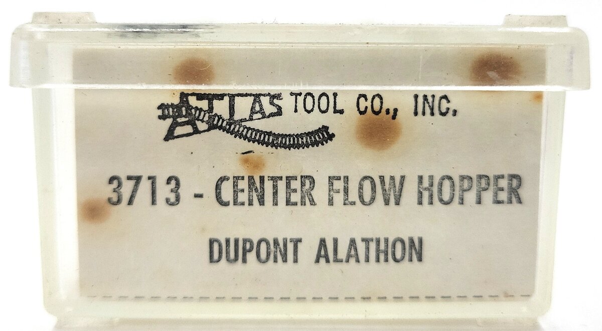 Atlas 3713 N Scale Dupont ACF Centerflow 4 Bay Covered Hopper #36025 LN/Box