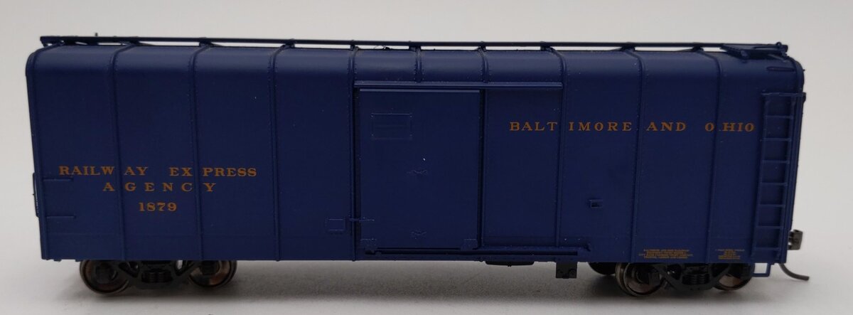 Fox Valley Models 30322 HO Scale B&O Wagontop Flat Dr C-16 Express Box Car #1879 VG/Box