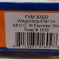 Fox Valley Models 30322 HO Scale B&O Wagontop Flat Dr C-16 Express Box Car #1879 VG/Box
