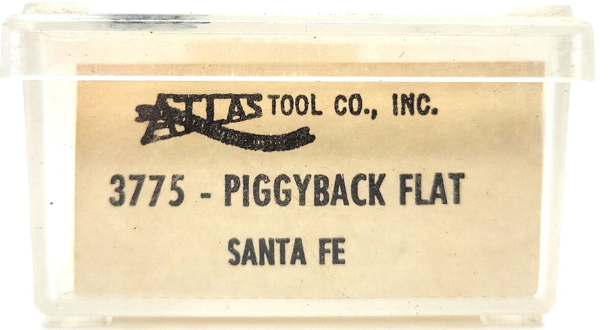 Atlas 3775 N Scale Santa Fe Piggyback Flatcar LN/Box
