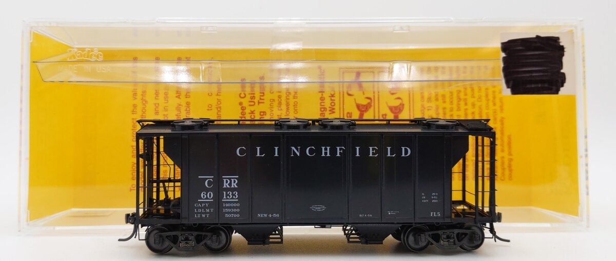 Kadee 8310 HO Scale Clinchfield Road PS-2 Covered Hopper #60133 EX/Box