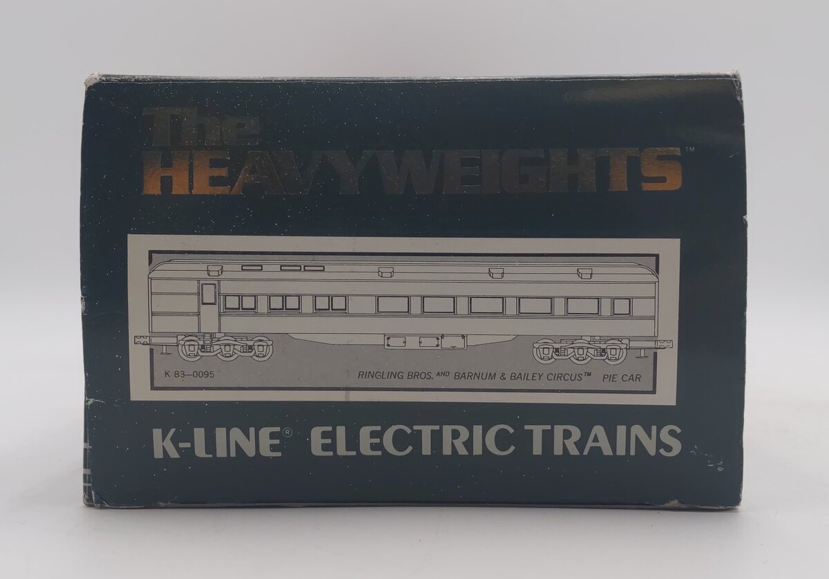 K-Line K83-0095 Ringling Bros.Circus Pie Car 18" Heavyweight 1991 C9 EX/Box