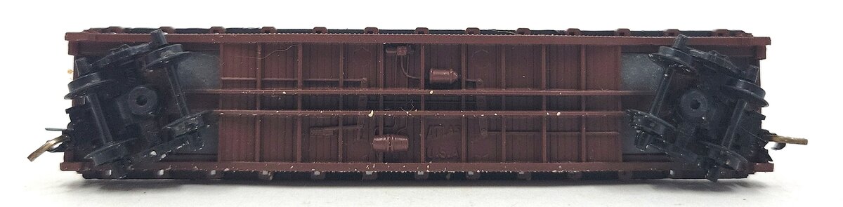 Atlas 3776 N Scale Piggy Back Flatcar With Pacific Fruit Express Trailer EX/Box