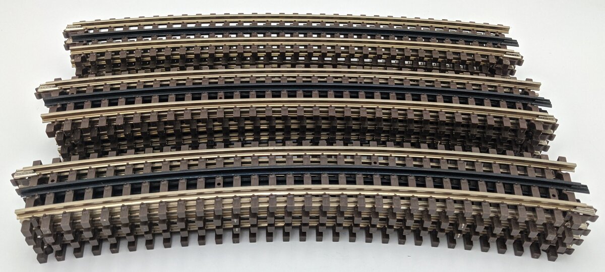 Atlas 6062 O72 Full Curve Track Sections (14) EX