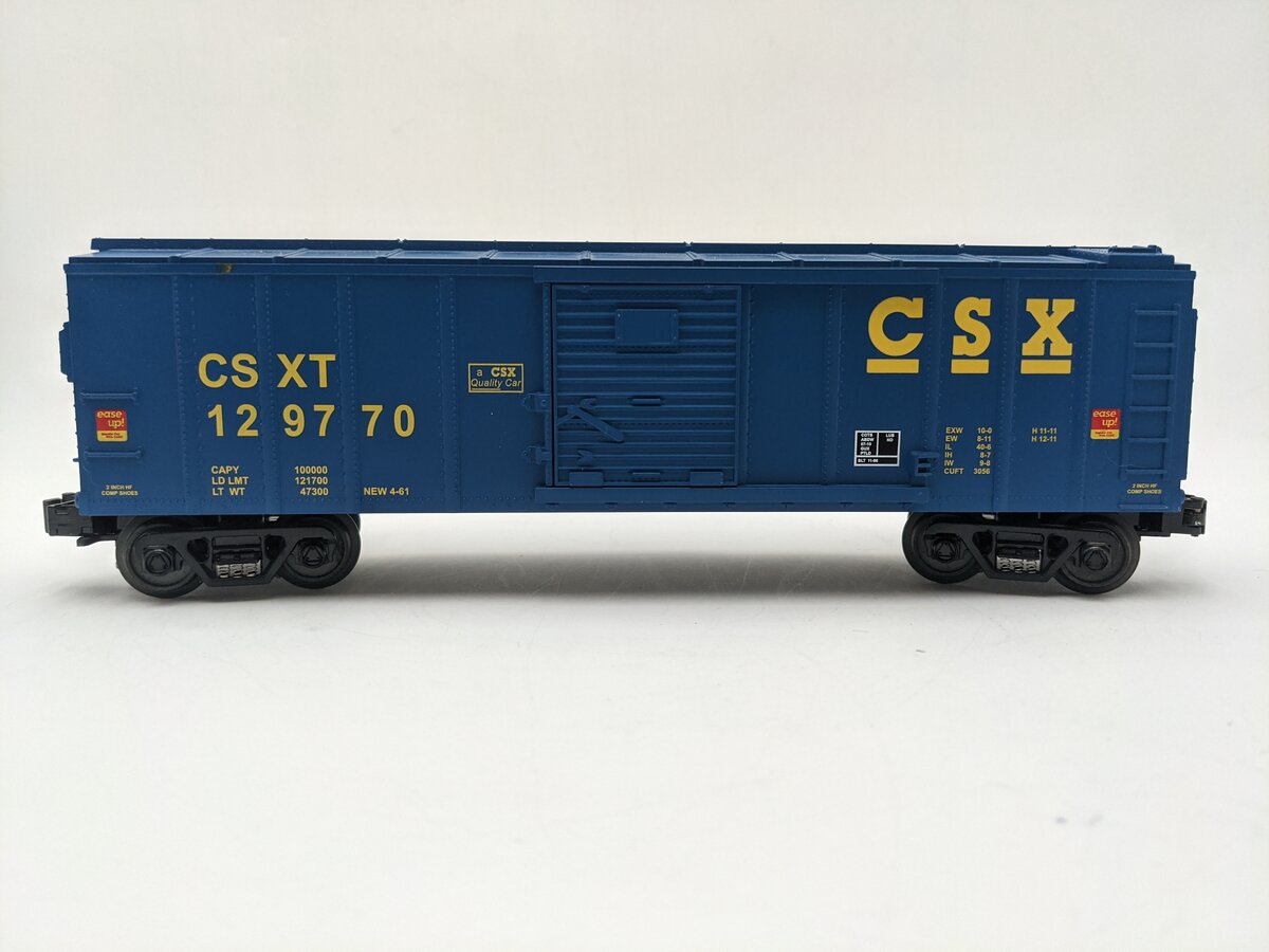 MTH O Gauge CSX Transportation Blue Box Car #129770 EX