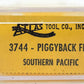Atlas 3744 N Scale South Pacific Piggyback Flat Car w/ Trailers EX/Box
