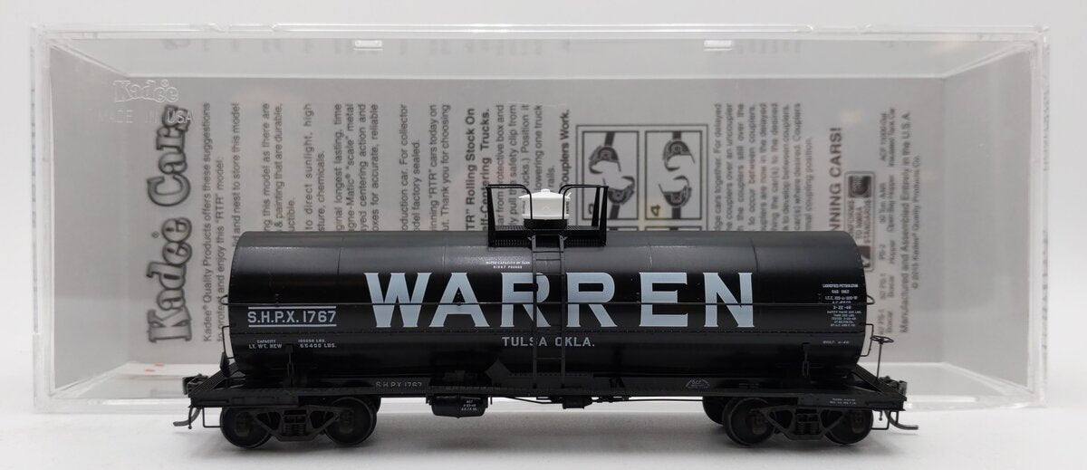 Kadee 9010 HO SHPX ACF 11,000 Gallon Insulated Tank Car w/ Full Platform #1767 EX/Box