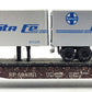 Atlas 3744 N Scale South Pacific Piggyback Flat Car w/ Trailers EX