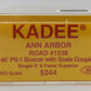 Kadee 5244 HO Scale Ann Arbor 40' PS-1 Boxcar #1238 EX/Box