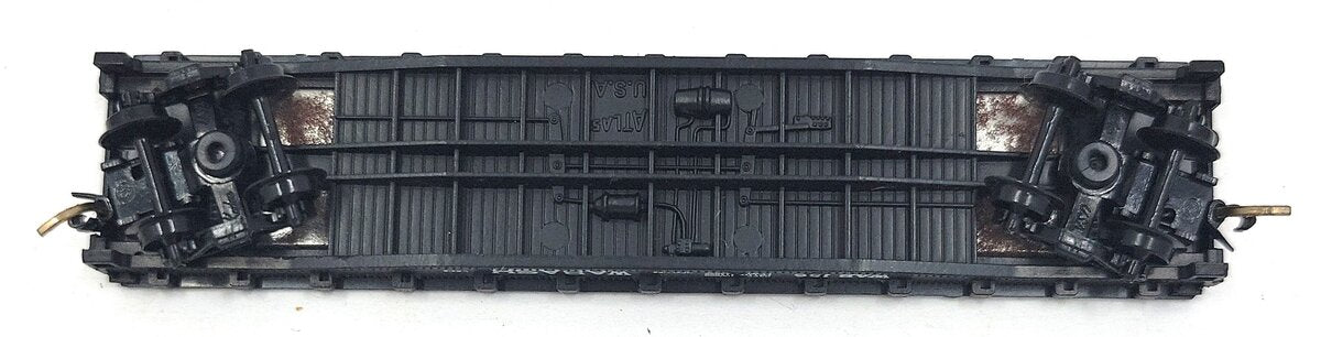 Atlas 3812 N Scale Wabash Flat Car w/ Spikes #156 EX/Box
