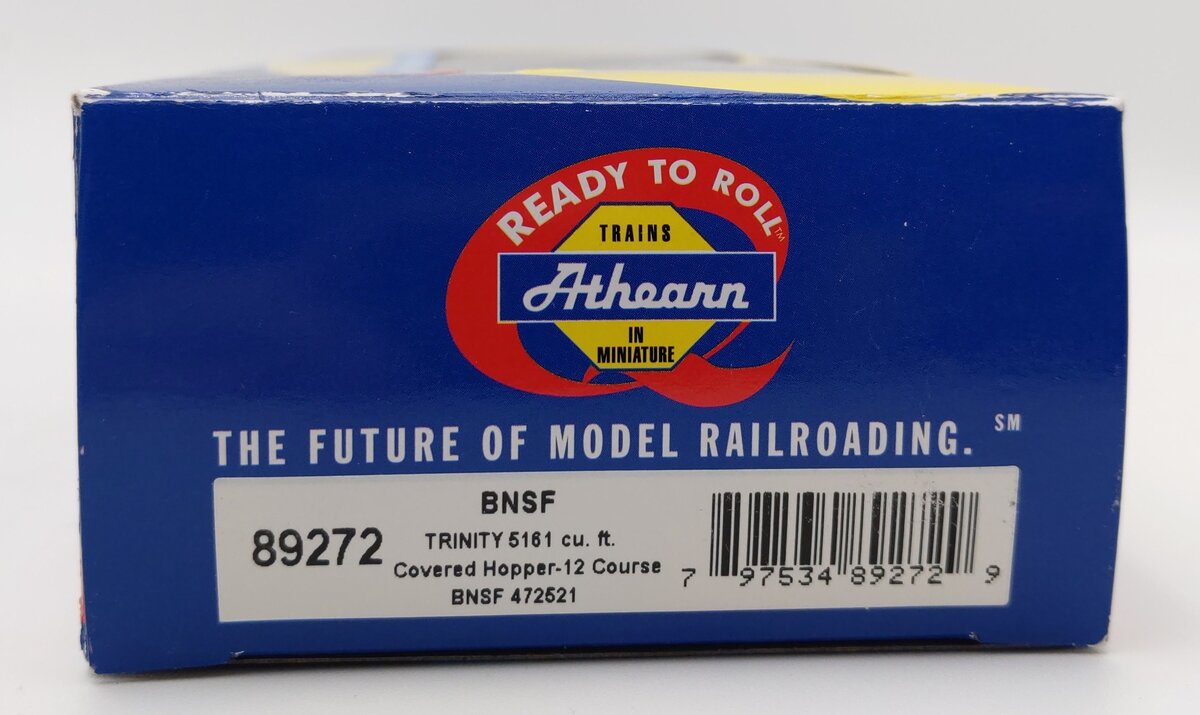 Athearn 89272 HO BNSF Trinity 5161 cu ft Covered Hopper #472521 VG/Box