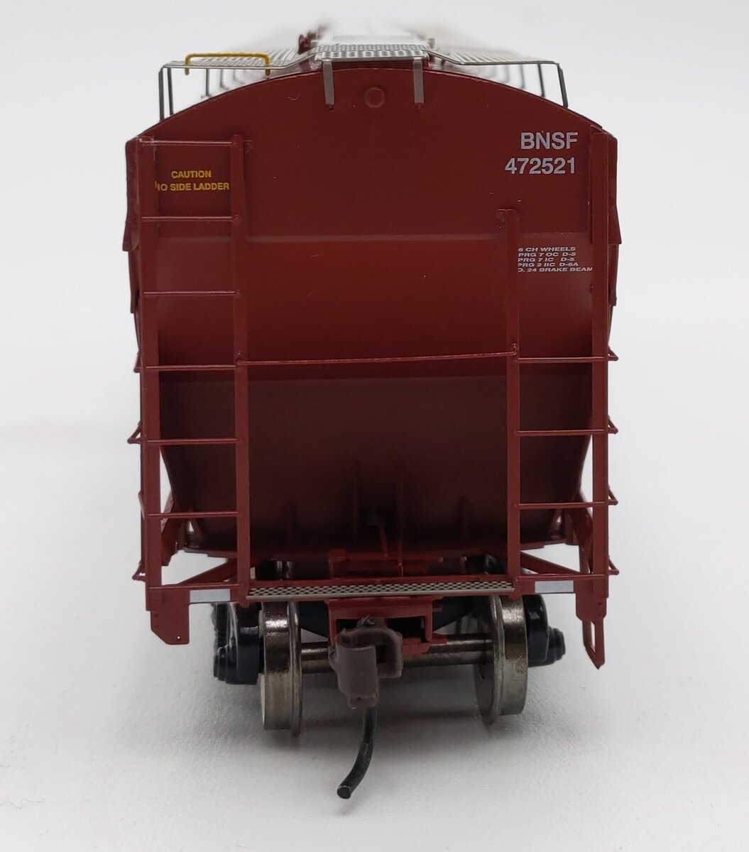 Athearn 89272 HO BNSF Trinity 5161 cu ft Covered Hopper #472521 VG/Box