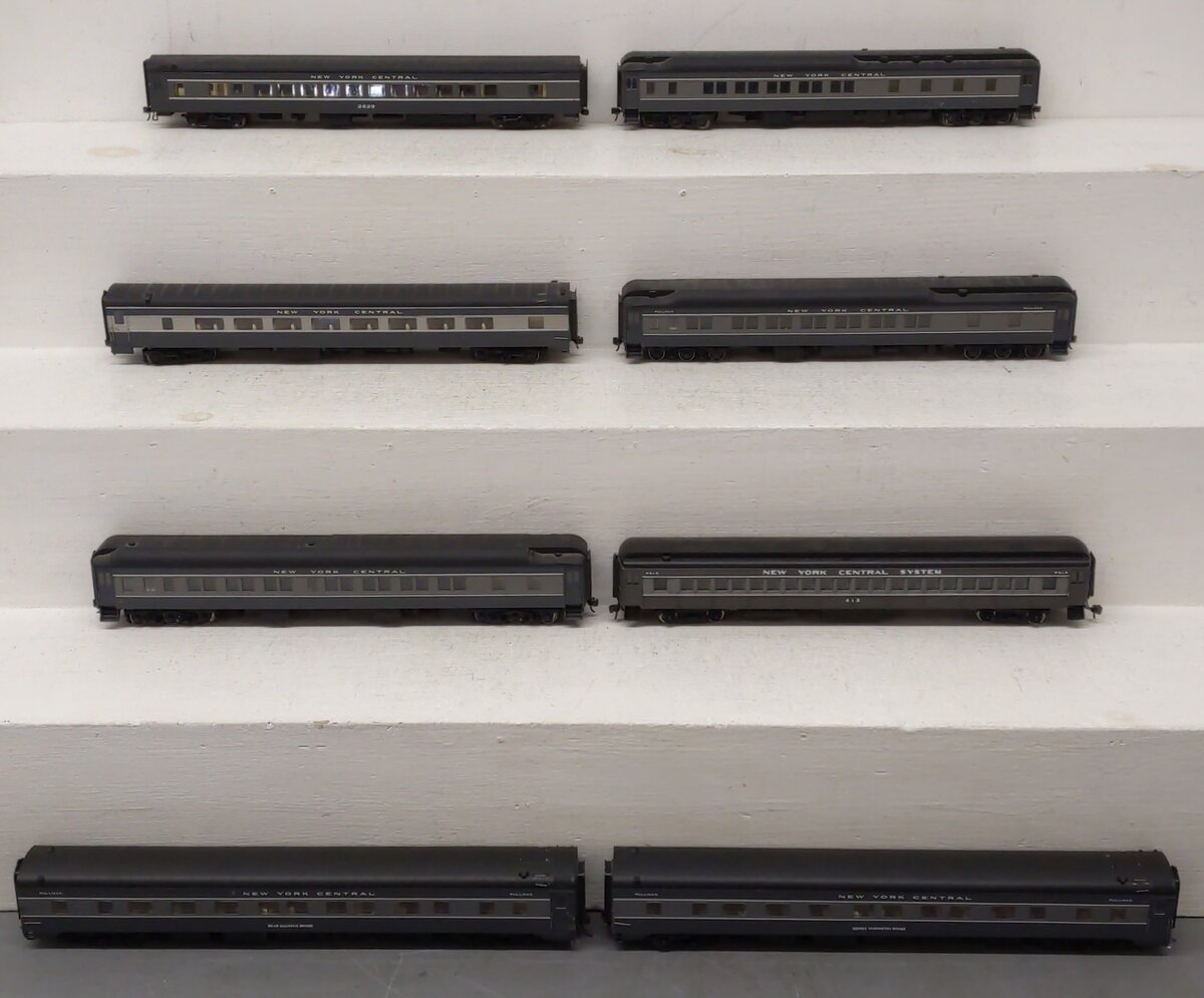 Assorted HO Scale New York Central Passenger Coach Cars [8] EX