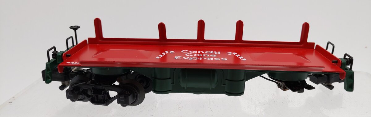 American Flyer 6-49028 S Gauge Candy Cane Operating Dump Car/Box