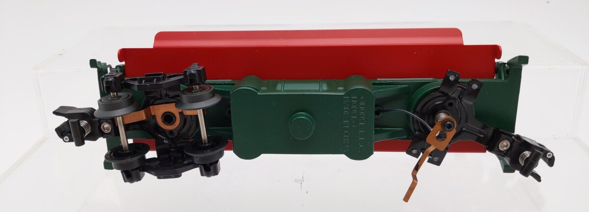 American Flyer 6-49028 S Gauge Candy Cane Operating Dump Car/Box