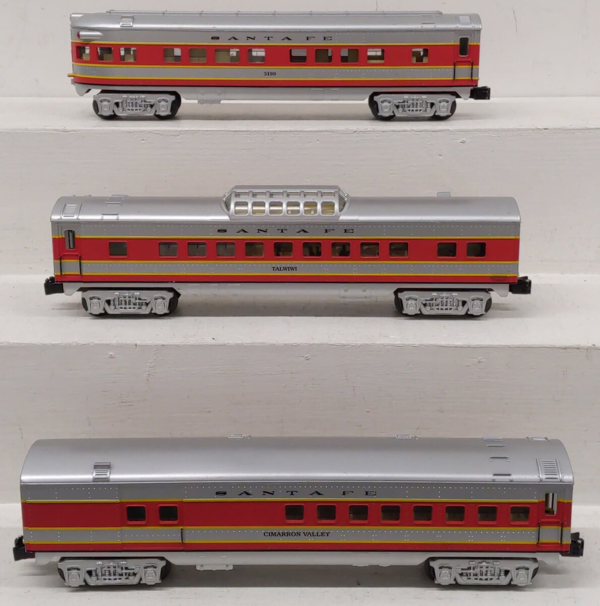 K-Line K1116 O Gauge Santa Fe Steam Train Set VG