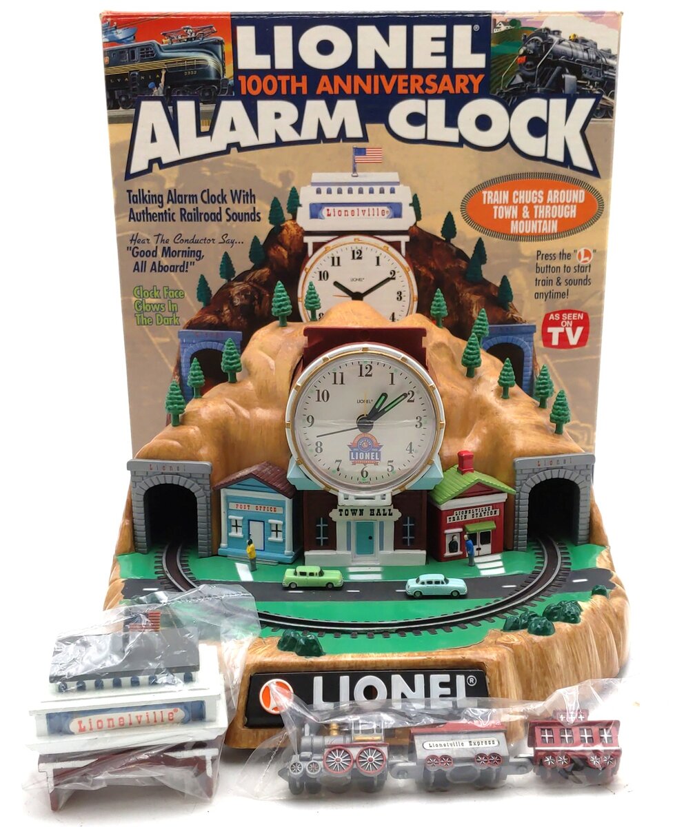 Lionel 7401 100th Anniversary Animated Alarm Clock LN/Box