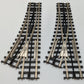 MTH 45-1009 O54 ScaleTrax Nickel Silver Right Hand Turnouts (2) EX