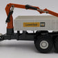 Ertl Leverton CAT White Flatbed With Orange Crane VG