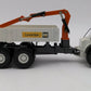 Ertl Leverton CAT White Flatbed With Orange Crane VG