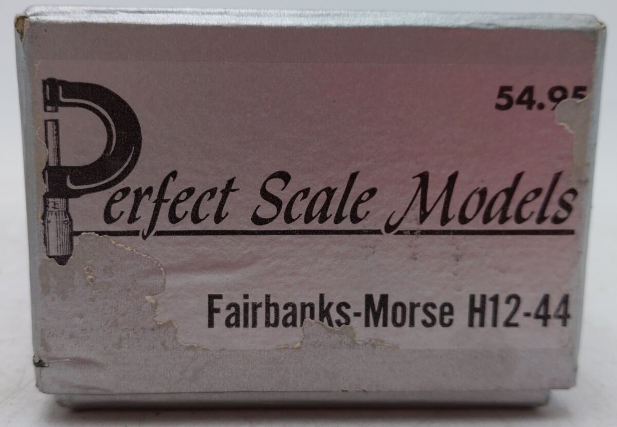 Perfect Scale Models HO Brass Fairbanks-Morse H12-44 Diesel Locomotive/Box