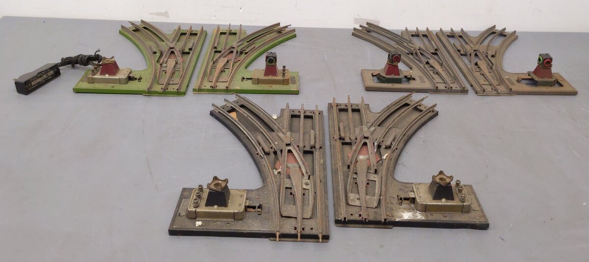 Lionel Vintage Prewar Standard Gauge Switch Turnouts: 222, 210, 223 [6]