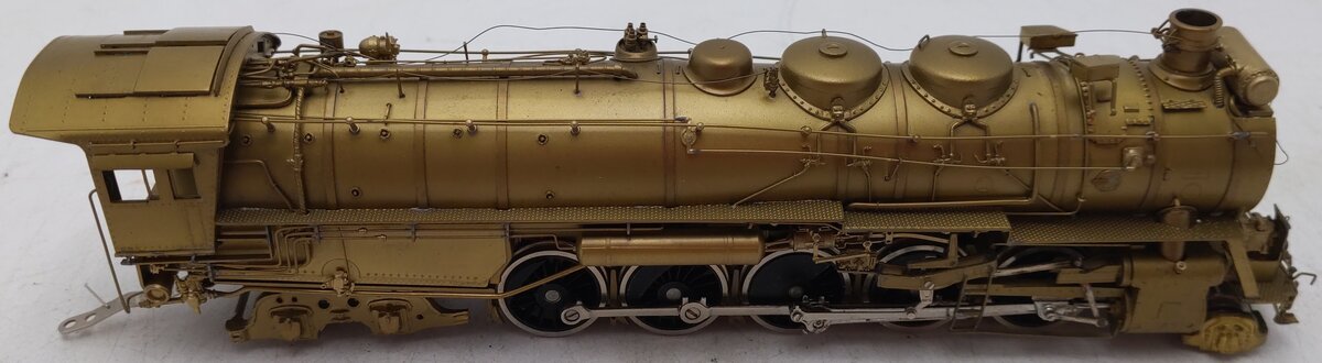 Hallmark Models HO BRASS ATSF 5000 Series 2-10-4 Steam Locomotive VG