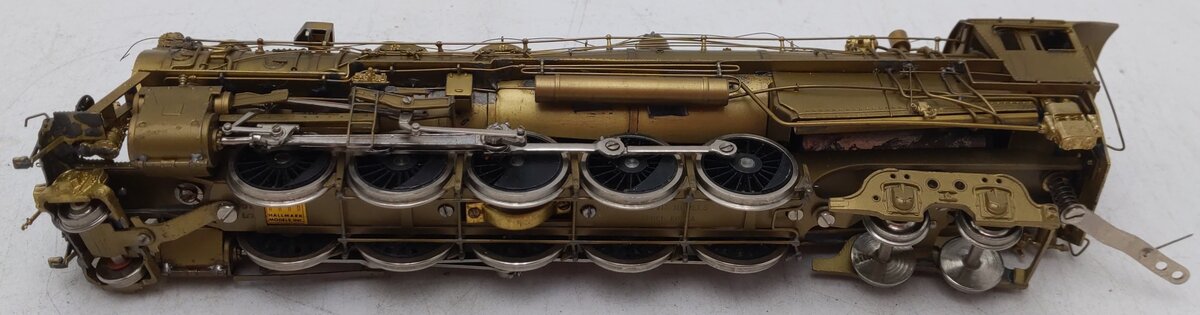 Hallmark Models HO BRASS ATSF 5000 Series 2-10-4 Steam Locomotive VG