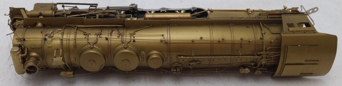 Hallmark Models HO BRASS ATSF 5000 Series 2-10-4 Steam Locomotive VG