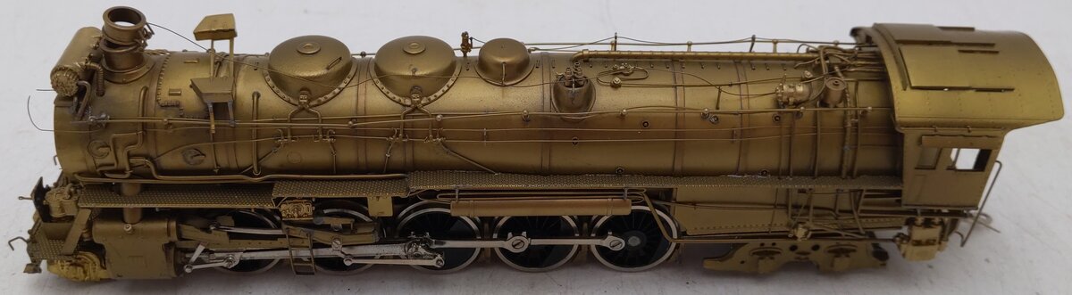 Hallmark Models HO BRASS ATSF 5000 Series 2-10-4 Steam Locomotive VG