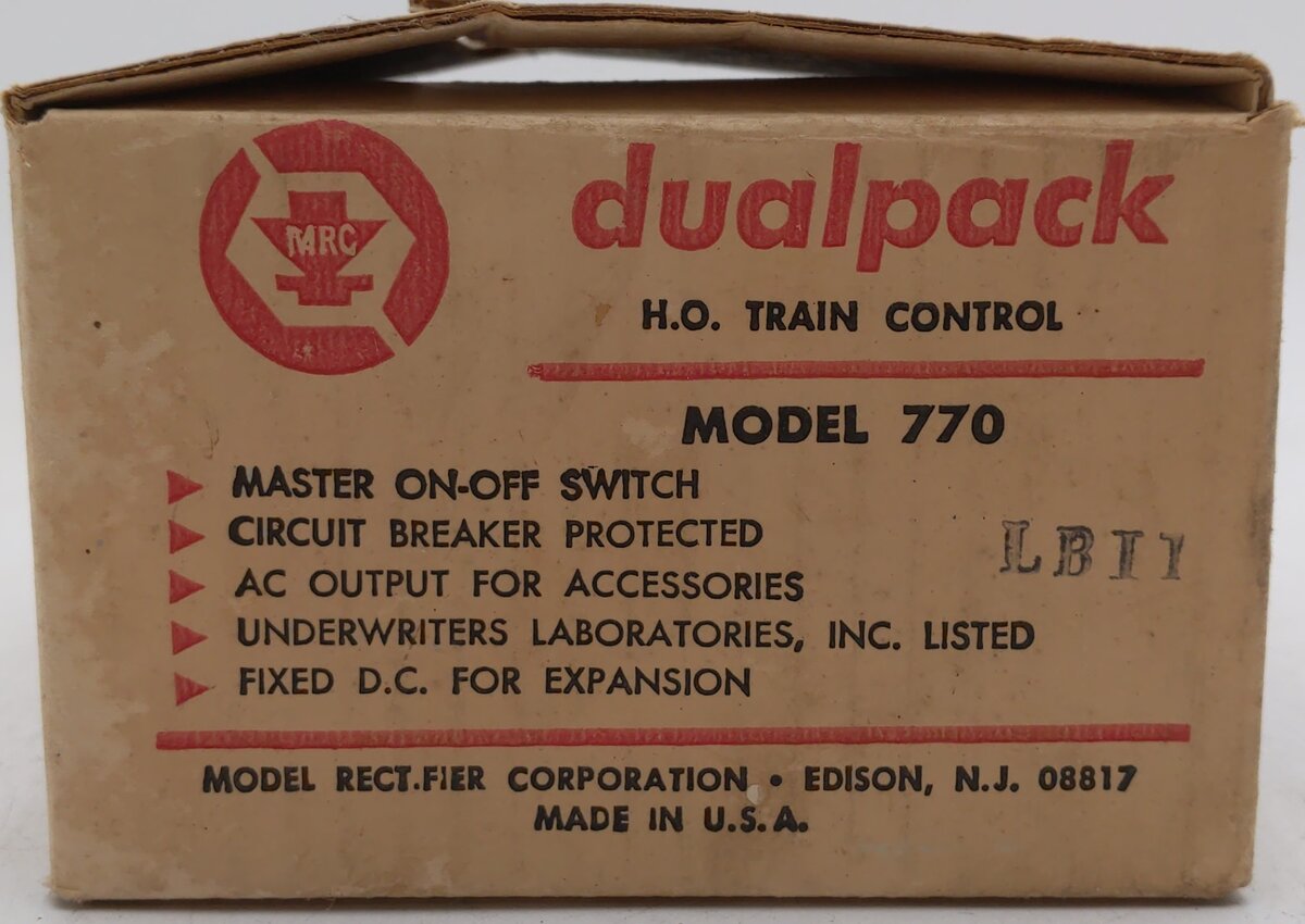 MRC 770 HO Dualpack Train Control EX/Box